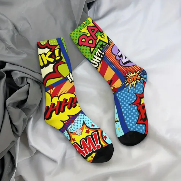 Action Comic Book Socks